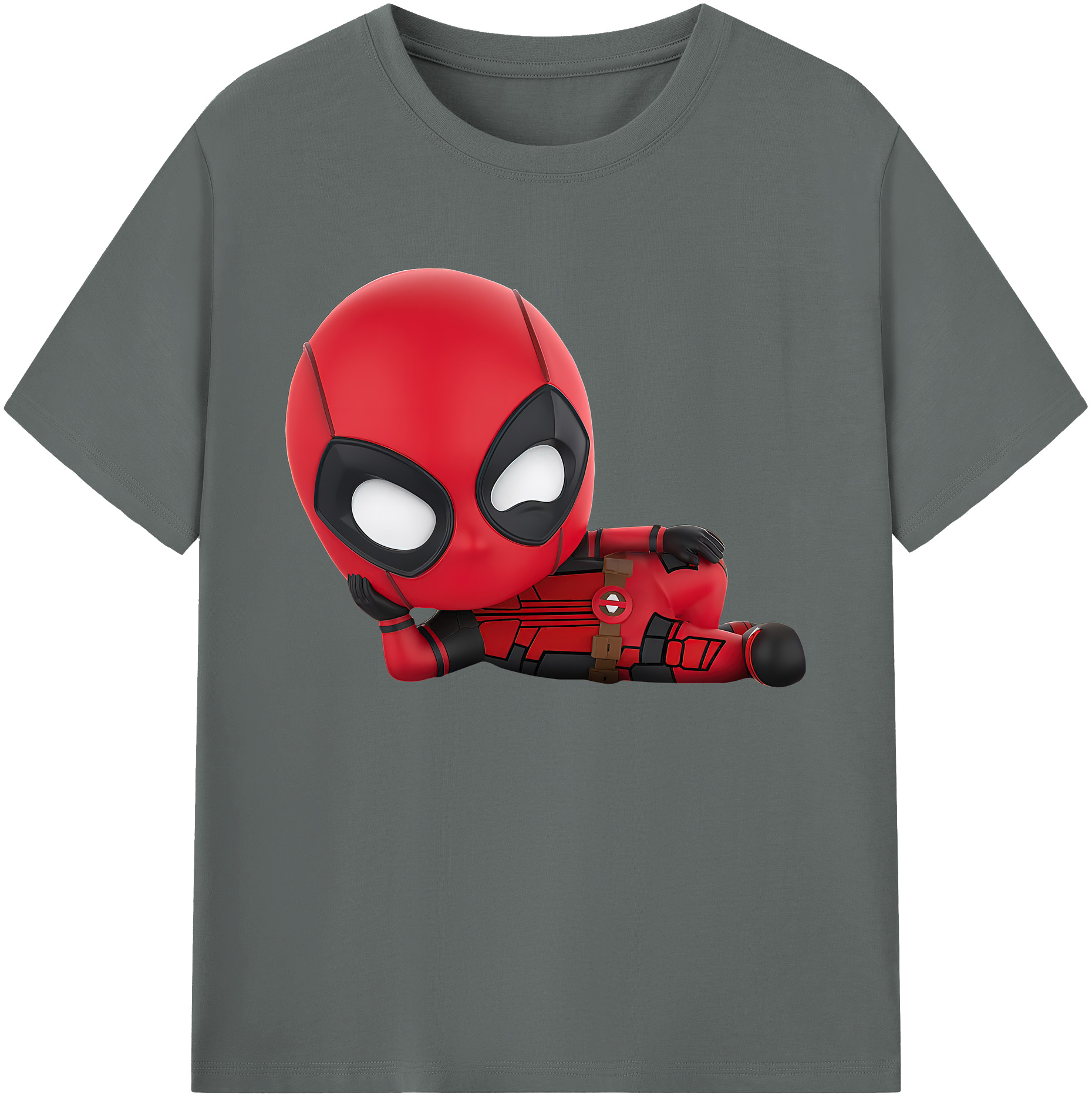 （画像用） Deadpool デッドプール 綿100％ メンズ半袖Tシャツ｜肌触りやわらか＆通気性